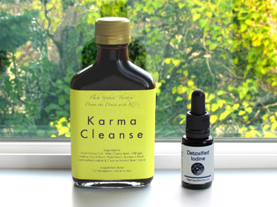 Edgar Cayce Karma CLeanse and Detoxified Iodine